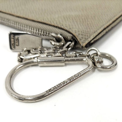 Louis Vuitton Pochette Cles Coin Case Taiga Leather Beige M32604