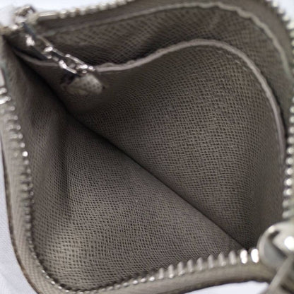 Louis Vuitton Pochette Cles Coin Case Taiga Leather Beige M32604
