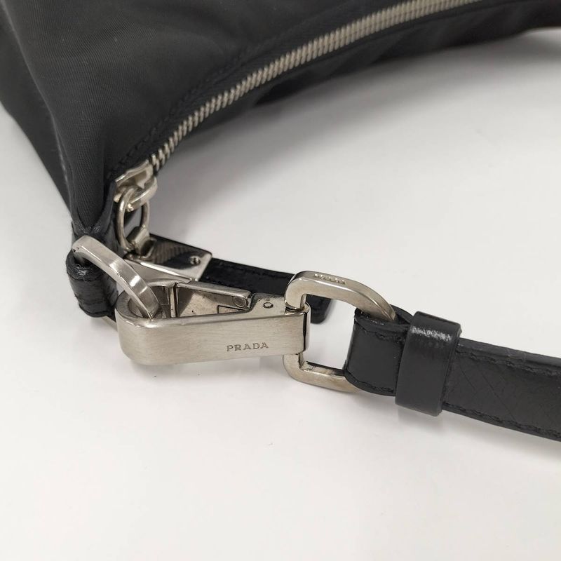 Prada Handbag Nylon Black Br1812
