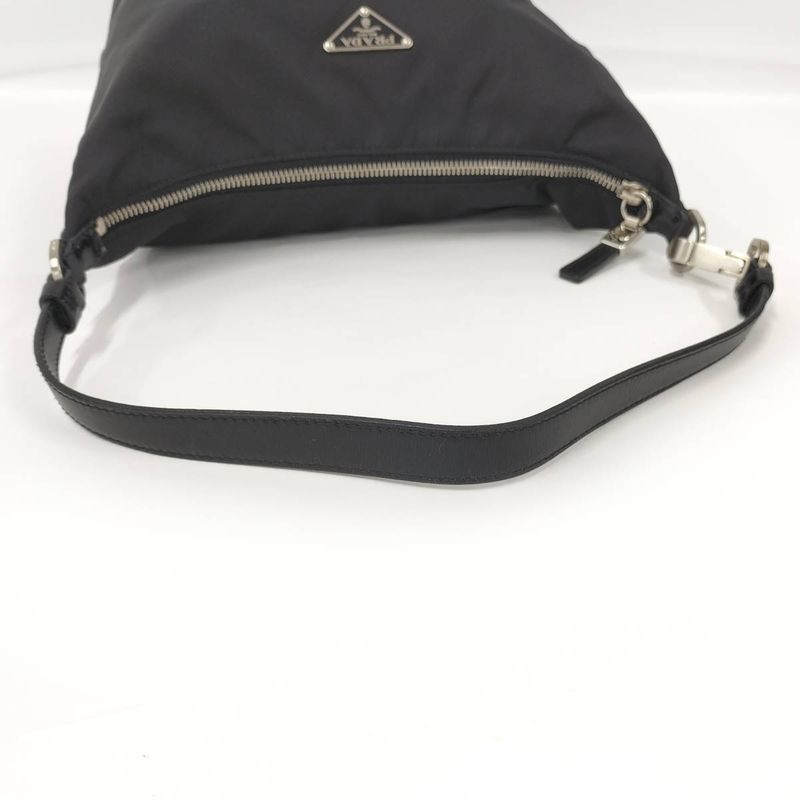 Prada Handbag Nylon Black Br1812