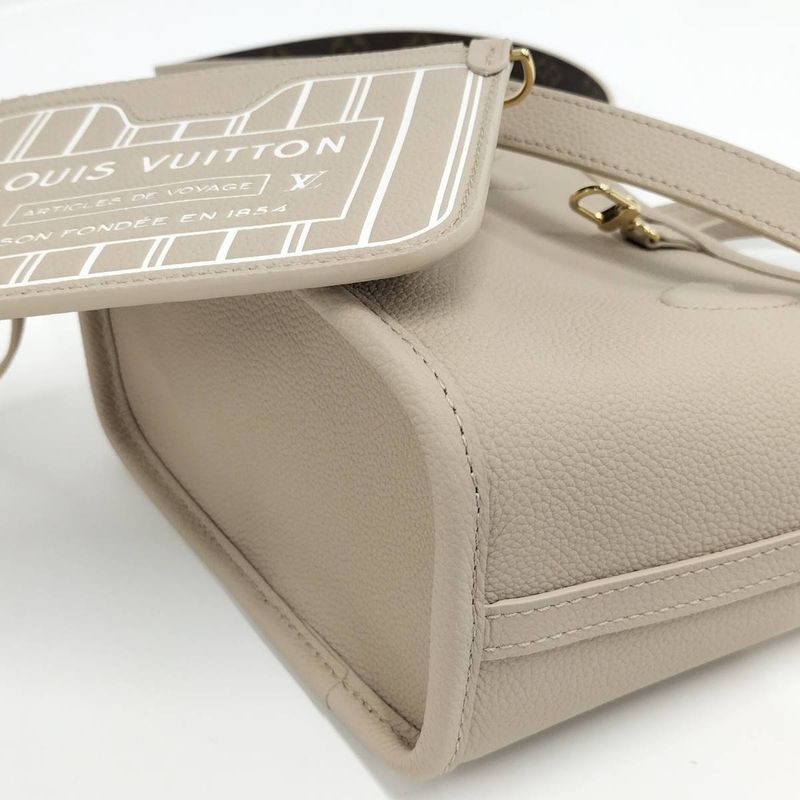 Louis Vuitton Neverfull Inside Out BB Reversible 2way Tote Bag Monogram Grain