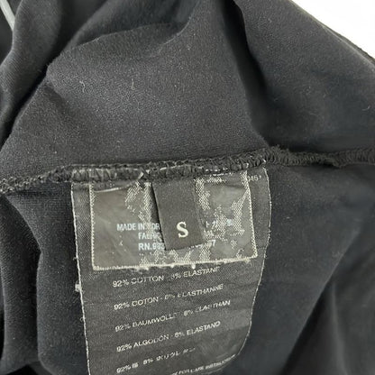 Prada Sport Short Sleeve Polo Shirt Size S Men's - Black and Light Gray Half Zip