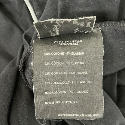 Prada Sport Short Sleeve Polo Shirt Size S Men's - Black and Light Gray Half Zip