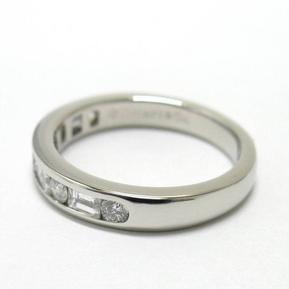 Tiffany & Co Ring Channel Half Eternity Pt950 Platinum Diamond Approx 8 Approx
