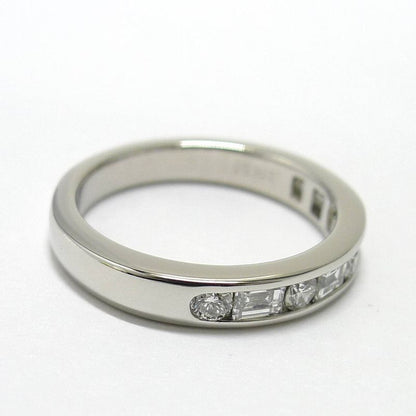 Tiffany & Co Ring Channel Half Eternity Pt950 Platinum Diamond Approx 8 Approx