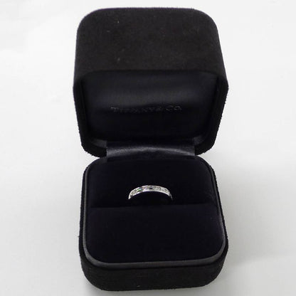 Tiffany & Co Ring Channel Half Eternity Pt950 Platinum Diamond Approx 8 Approx