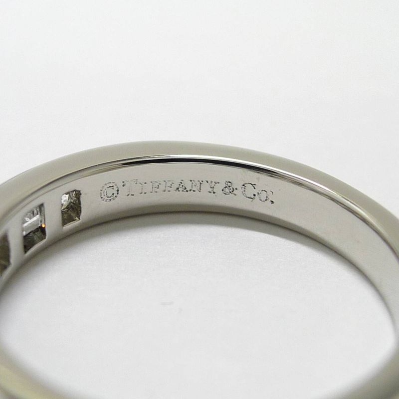 Tiffany & Co Ring Channel Half Eternity Pt950 Platinum Diamond Approx 8 Approx