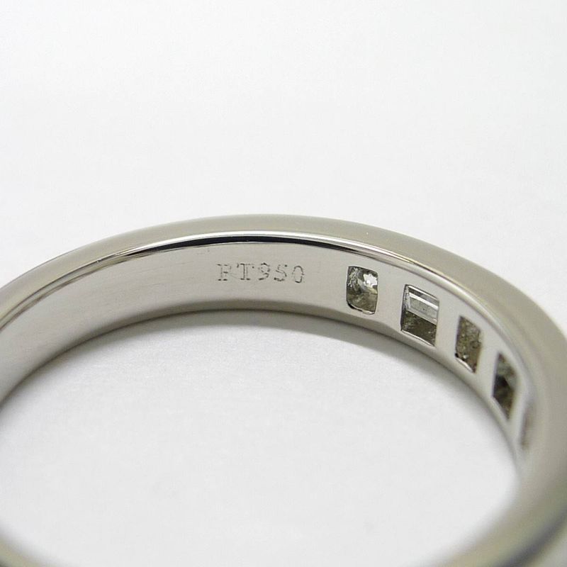 Tiffany & Co Ring Channel Half Eternity Pt950 Platinum Diamond Approx 8 Approx