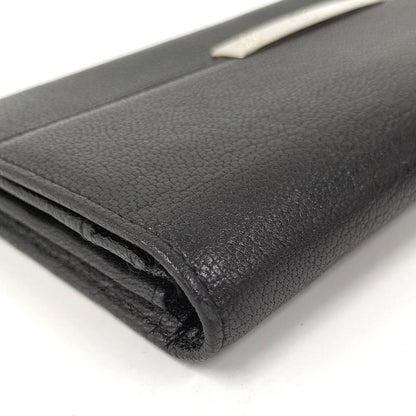 Cartier Bifold Long Wallet Love Collection Leather Black