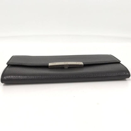 Cartier Bifold Long Wallet Love Collection Leather Black