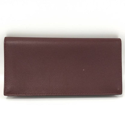 Cartier Bifold Wallet Must Line Leather Bordeaux