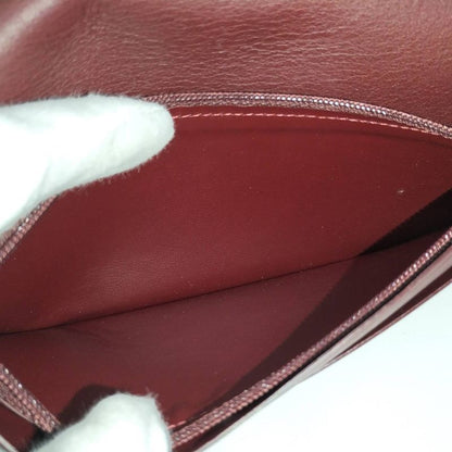Cartier Bifold Wallet Must Line Leather Bordeaux