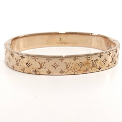 Louis Vuitton Cuff Nanogram Bracelet S Size Plated Silver Pink Gold M00253
