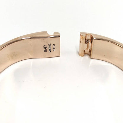Louis Vuitton Cuff Nanogram Bracelet S Size Plated Silver Pink Gold M00253