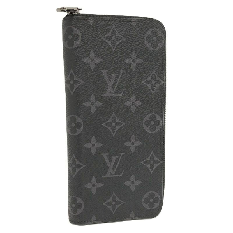 Louis Vuitton Round Zipper Long Wallet Zippy Wallet Vertical Monogram Eclipse