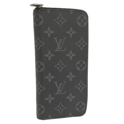 Louis Vuitton Round Zipper Long Wallet Zippy Wallet Vertical Monogram Eclipse