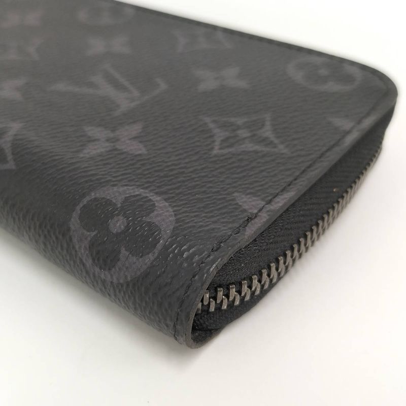 Louis Vuitton Round Zipper Long Wallet Zippy Wallet Vertical Monogram Eclipse