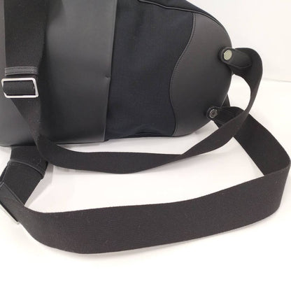 Hermes Sac a Dos All Bag Backpack Canvas Leather Black Engraved B