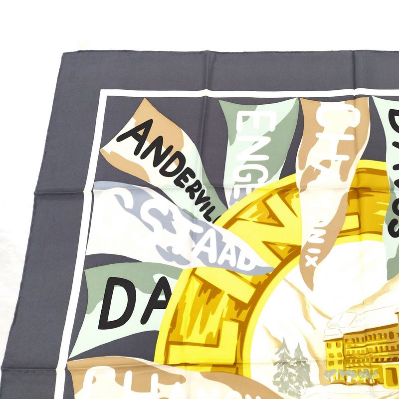 Celine Large Scarf Davos Anderville 100% Silk