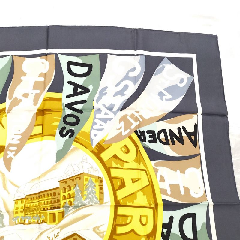 Celine Large Scarf Davos Anderville 100% Silk