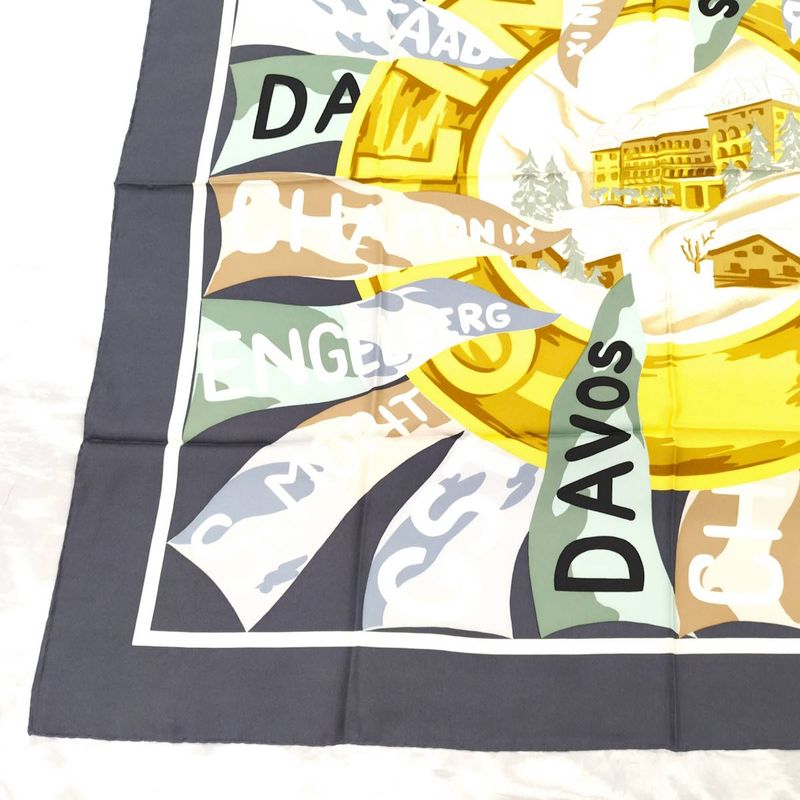 Celine Large Scarf Davos Anderville 100% Silk