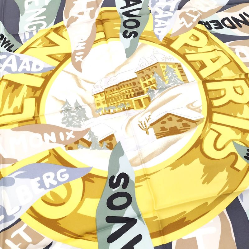 Celine Large Scarf Davos Anderville 100% Silk