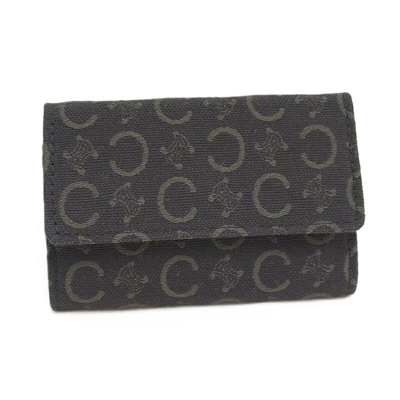 Celine 6-Link Key Case Macadam Canvas Brown