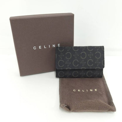 Celine 6-Link Key Case Macadam Canvas Brown