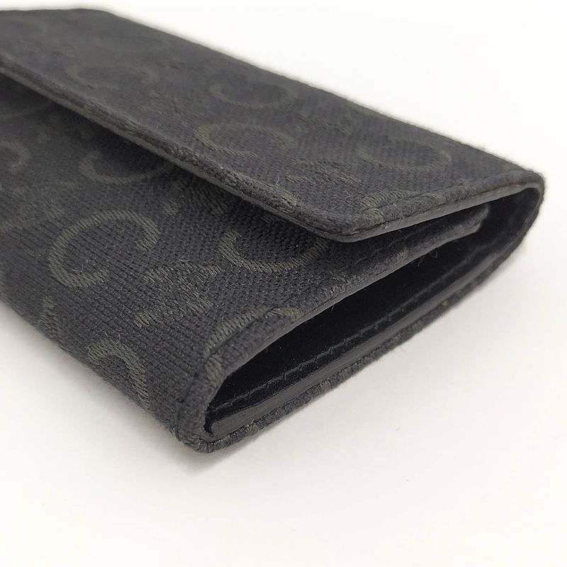 Celine 6-Link Key Case Macadam Canvas Brown