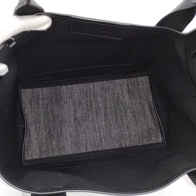 Balenciaga Navy Cabas Su M Tote Bag with Pouch Black Series 339936