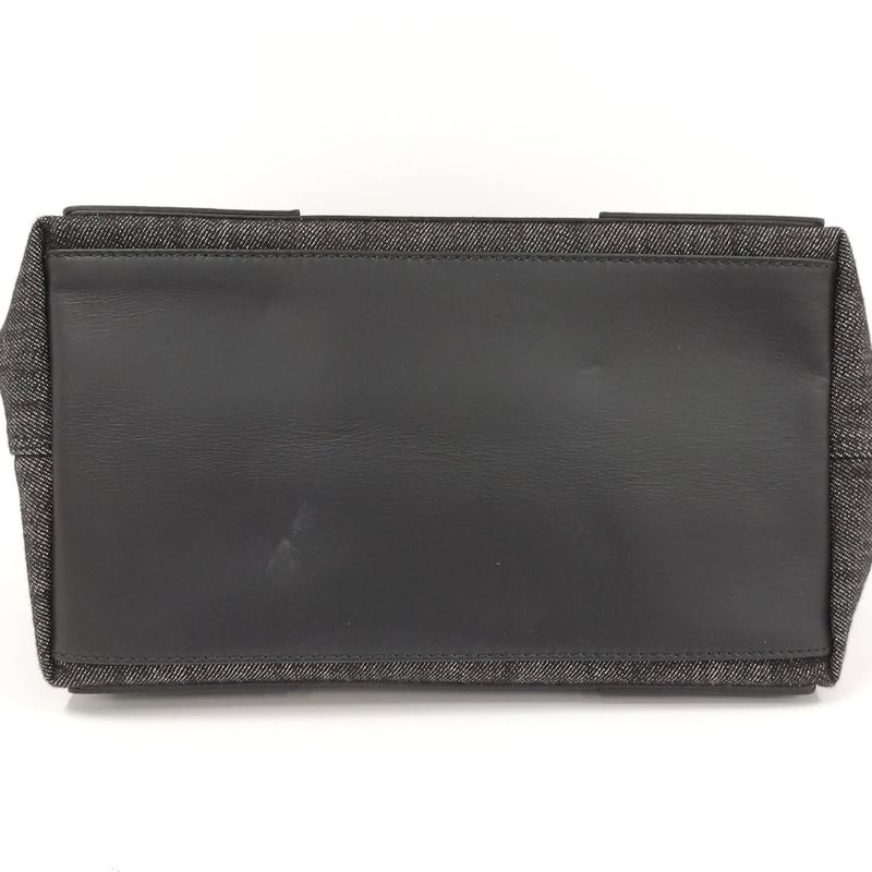 Balenciaga Navy Cabas Su M Tote Bag with Pouch Black Series 339936