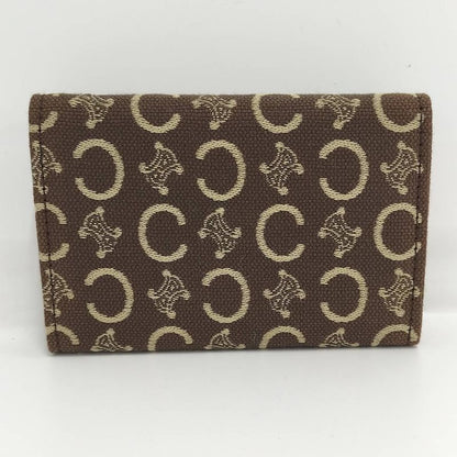 Celine 6-Link Key Case Macadam Canvas Brown