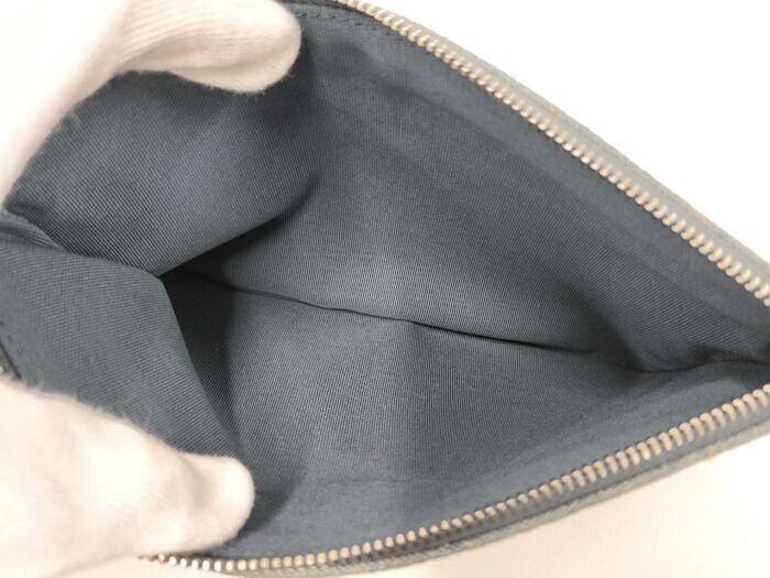 Chanel Shoulder Bag Deauville Small Coco Mark Denim Light Blue As3257