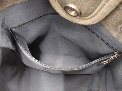 Chanel Shoulder Bag Deauville Small Coco Mark Denim Light Blue As3257