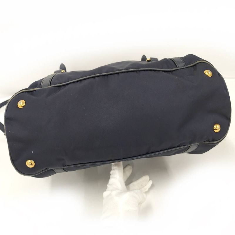 Prada 2 Way Shoulder Bag Nylon Navy 1bg253