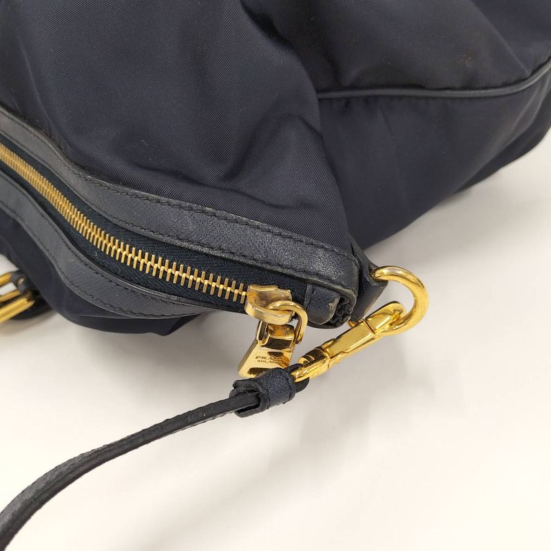Prada 2 Way Shoulder Bag Nylon Navy 1bg253