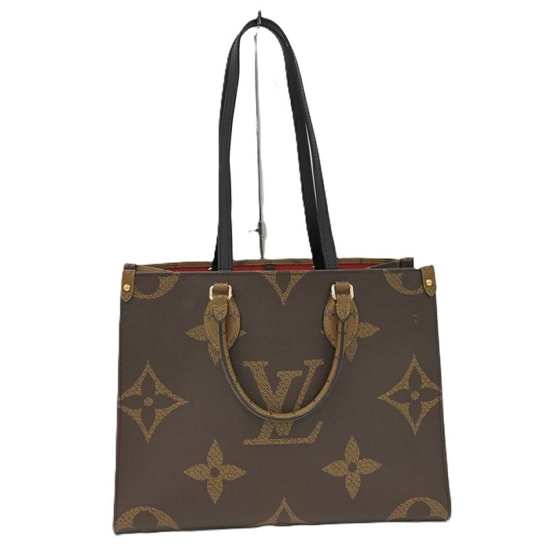 Louis Vuitton on the Go MM 2way Tote Bag Monogram Reverse M45321