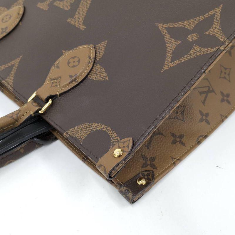 Louis Vuitton on the Go MM 2way Tote Bag Monogram Reverse M45321