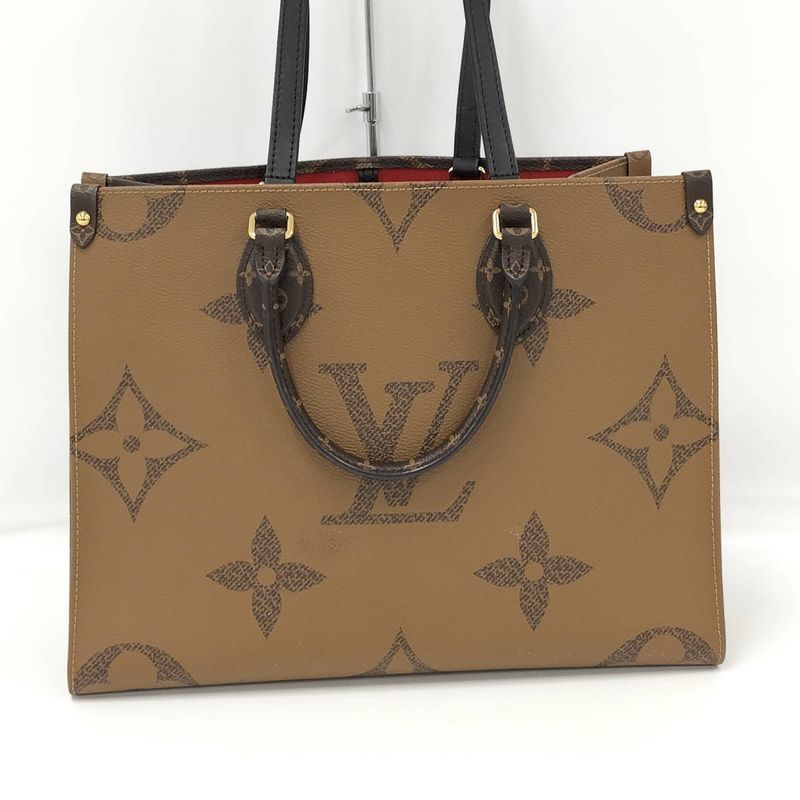 Louis Vuitton on the Go MM 2way Tote Bag Monogram Reverse M45321