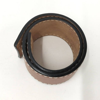 Loewe Bangle Anagram Print Leather Brown