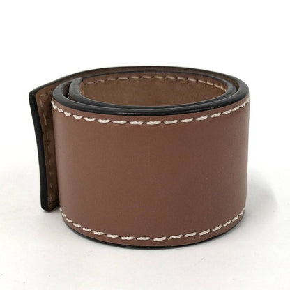 Loewe Bangle Anagram Print Leather Brown