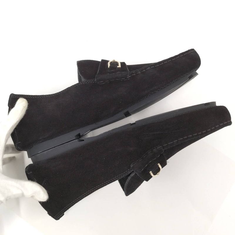 Gucci Loafers Horsebit Suede Black