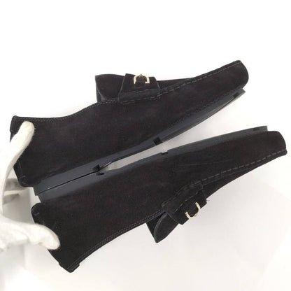 Gucci Loafers Horsebit Suede Black
