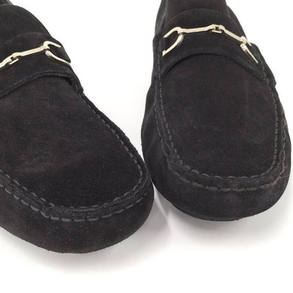Gucci Loafers Horsebit Suede Black