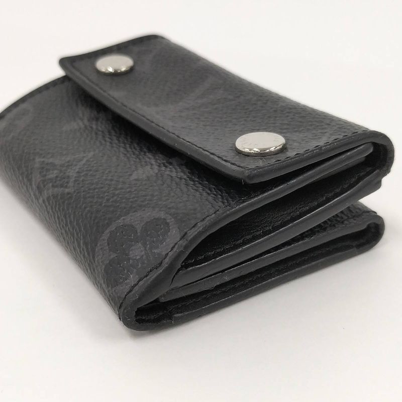 Louis Vuitton Discovery Compact Wallet Folded Monogram Eclipse M67630