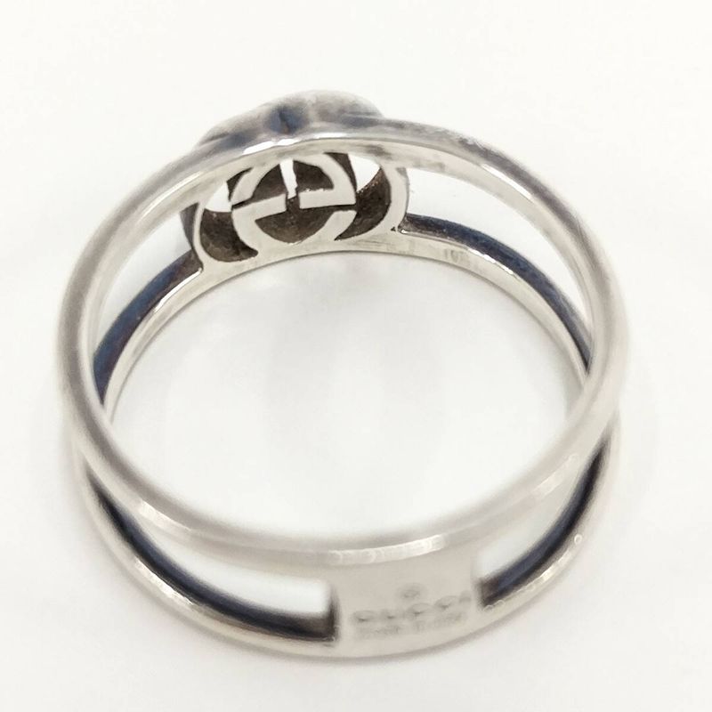 Gucci Rings Ring Interlocking G Sv925 Silver