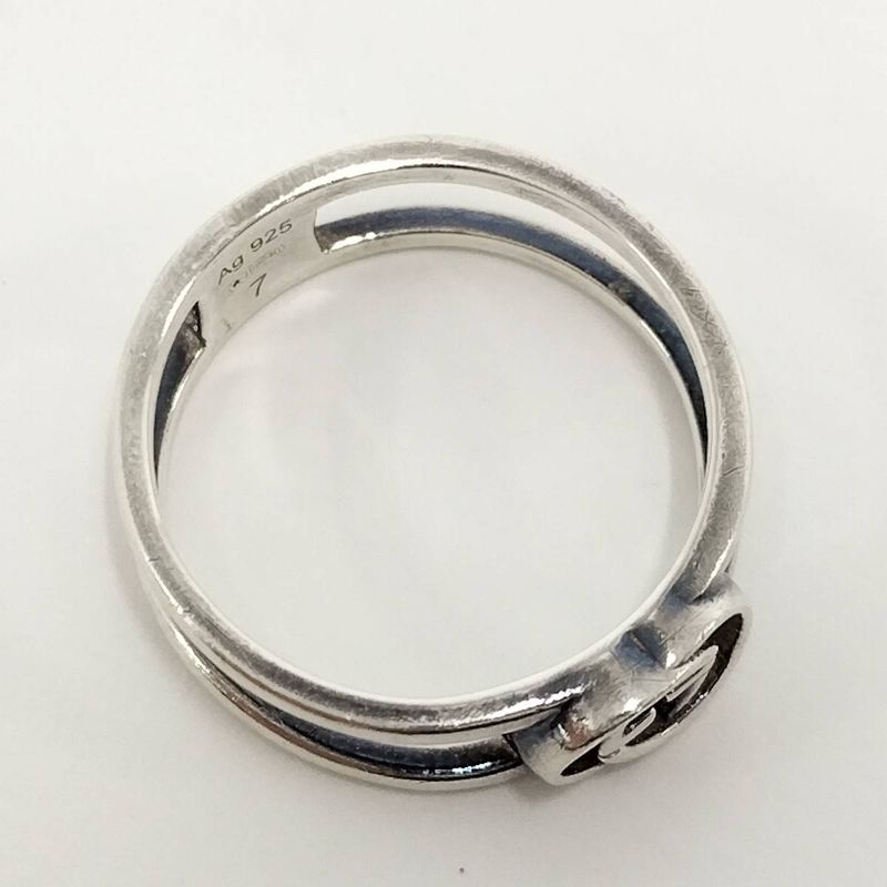 Gucci Rings Ring Interlocking G Sv925 Silver