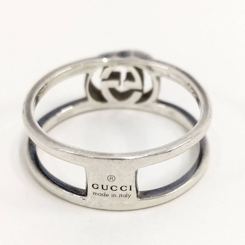 Gucci Rings Ring Interlocking G Sv925 Silver