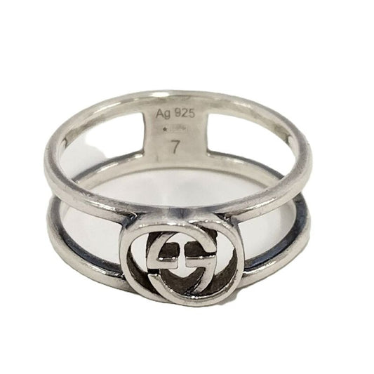 Gucci Rings Ring Interlocking G Sv925 Silver