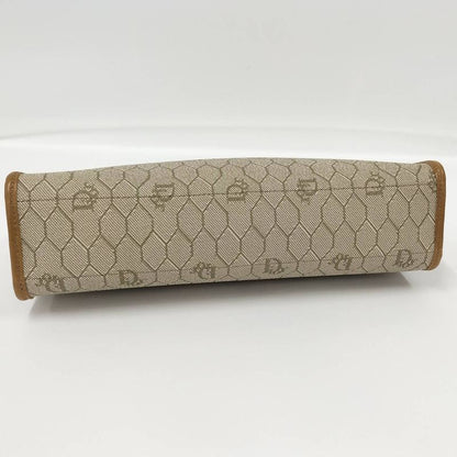 Dior Clutch Bag Second Bag Honeycomb Pattern Leather